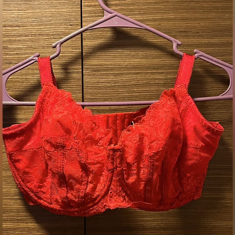 Adore Me, Size 34G, Red Bra